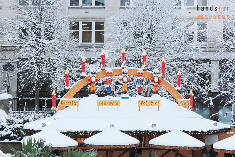 Christmas market in England