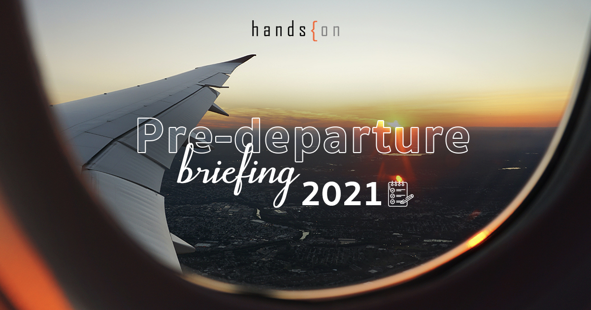 Pre-departure briefing 2021